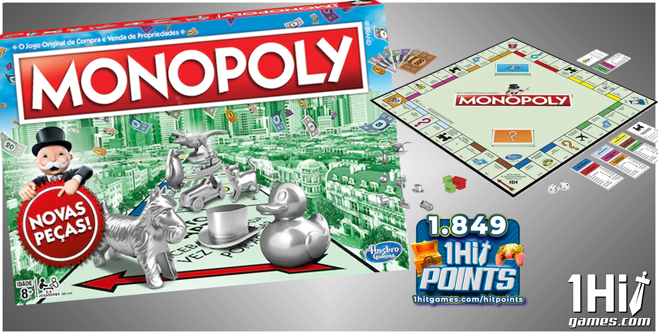 monopoly jogo hasbro tabuleiro hitpoints 1hitgames