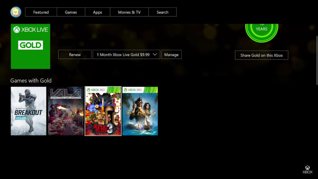 Xbox Games With Gold de março tem Warface, Metal Slug 3 e mais jogos; veja