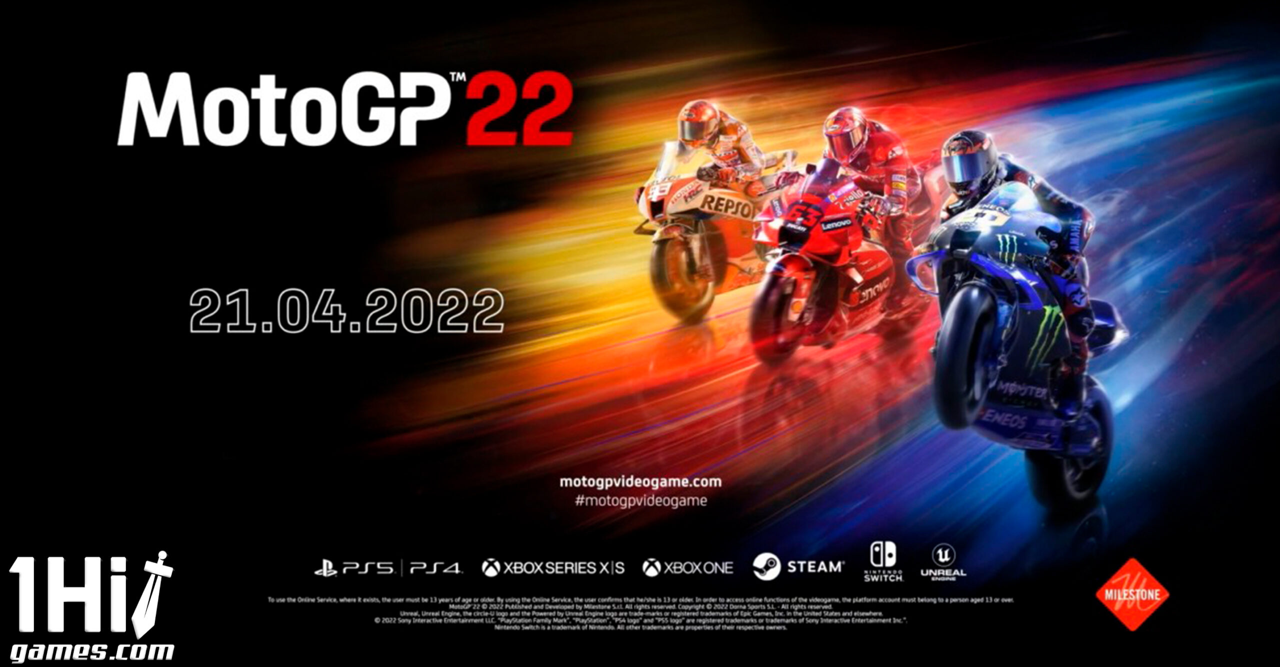 MotoGP 22 é anunciado