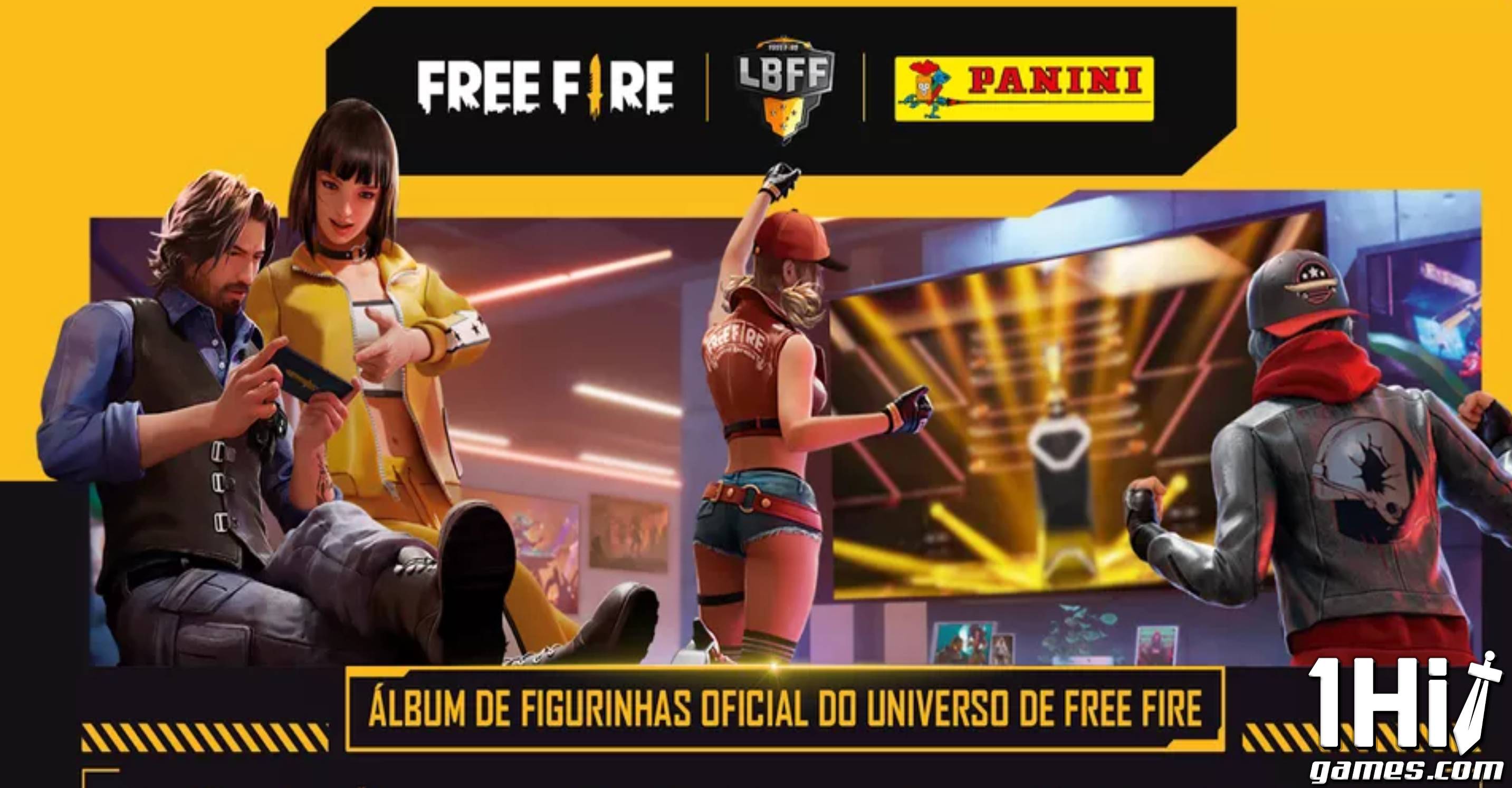Panini lança Álbum de figurinhas Free Fire