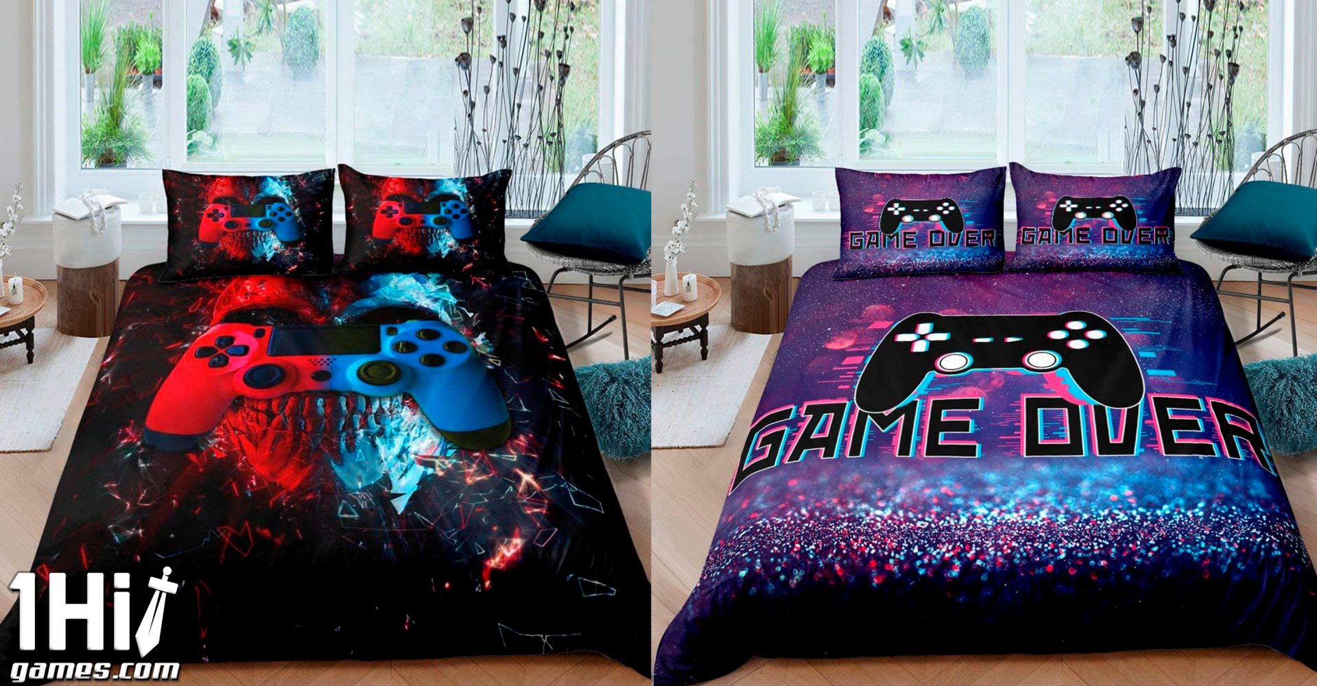 Jogo de cama Gamer com diversas estampas para seu quarto dos sonhos