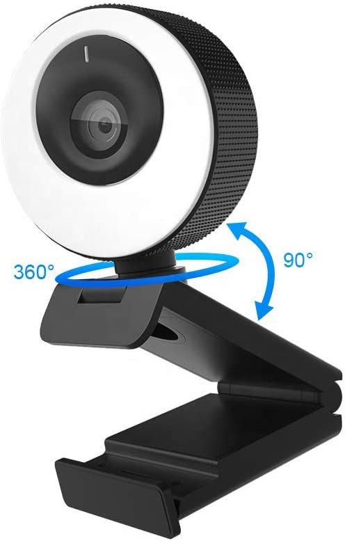 Webcam com Ring Light