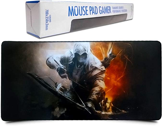 Mouse Pad Gamer Antiderrapante - Exbom