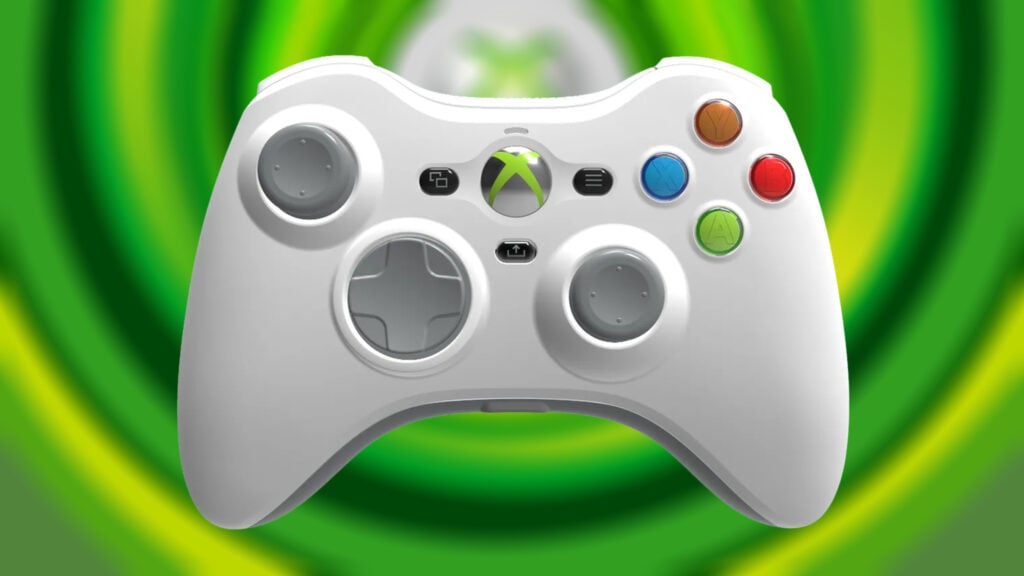 Clássico controle de Xbox