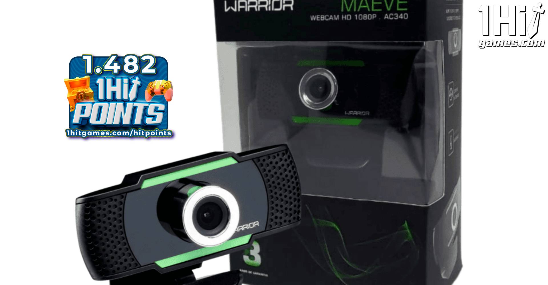 Webcam Gamer Maeve 1080P – AC340 Warrior