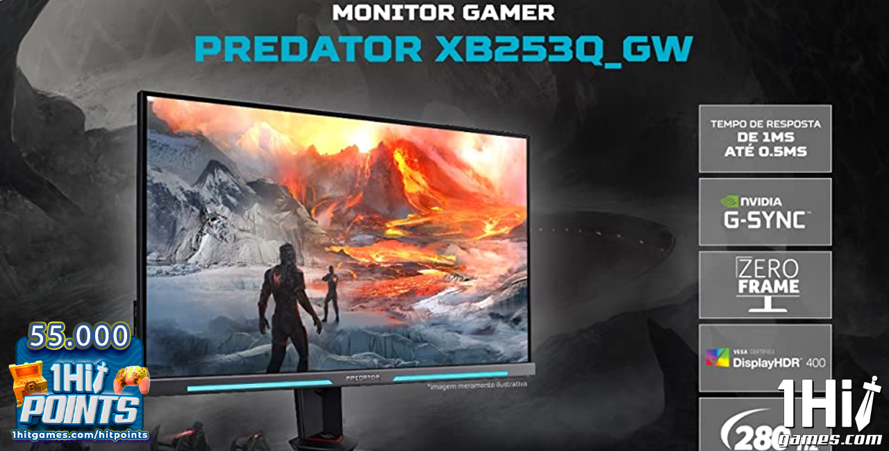 Monitor Acer Gamer Predator 24.5