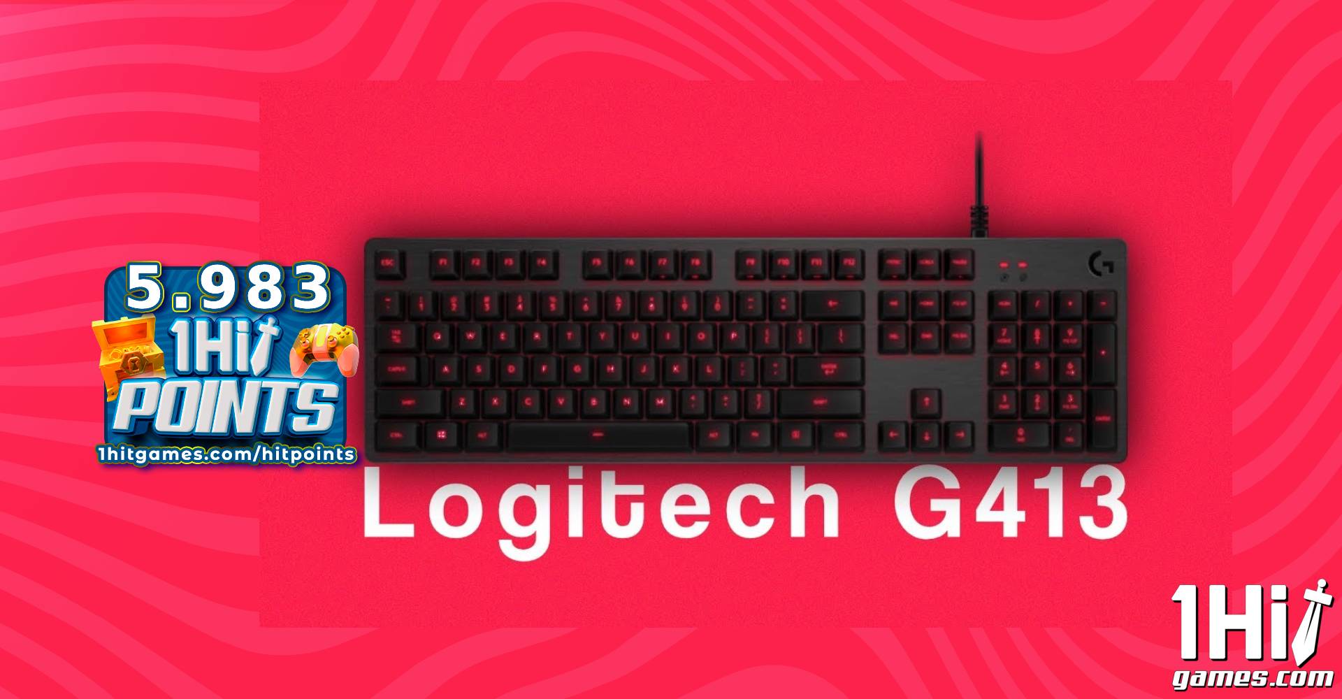 Teclado Mecânico Gamer Logitech G413 Carbon
