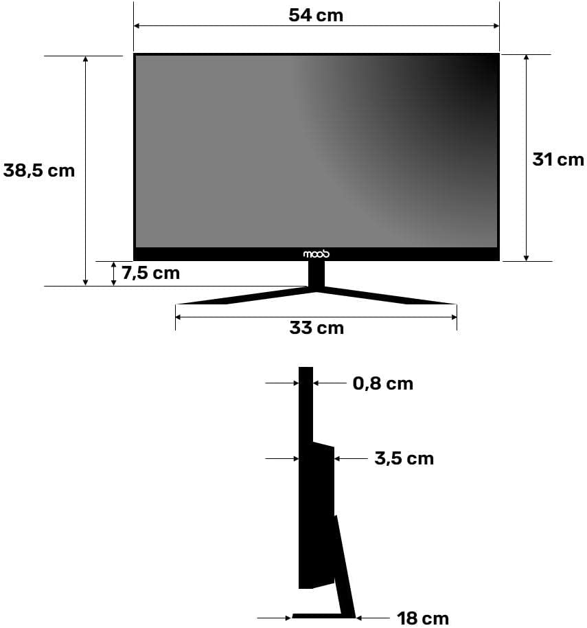 Monitor LED MOOB Flat