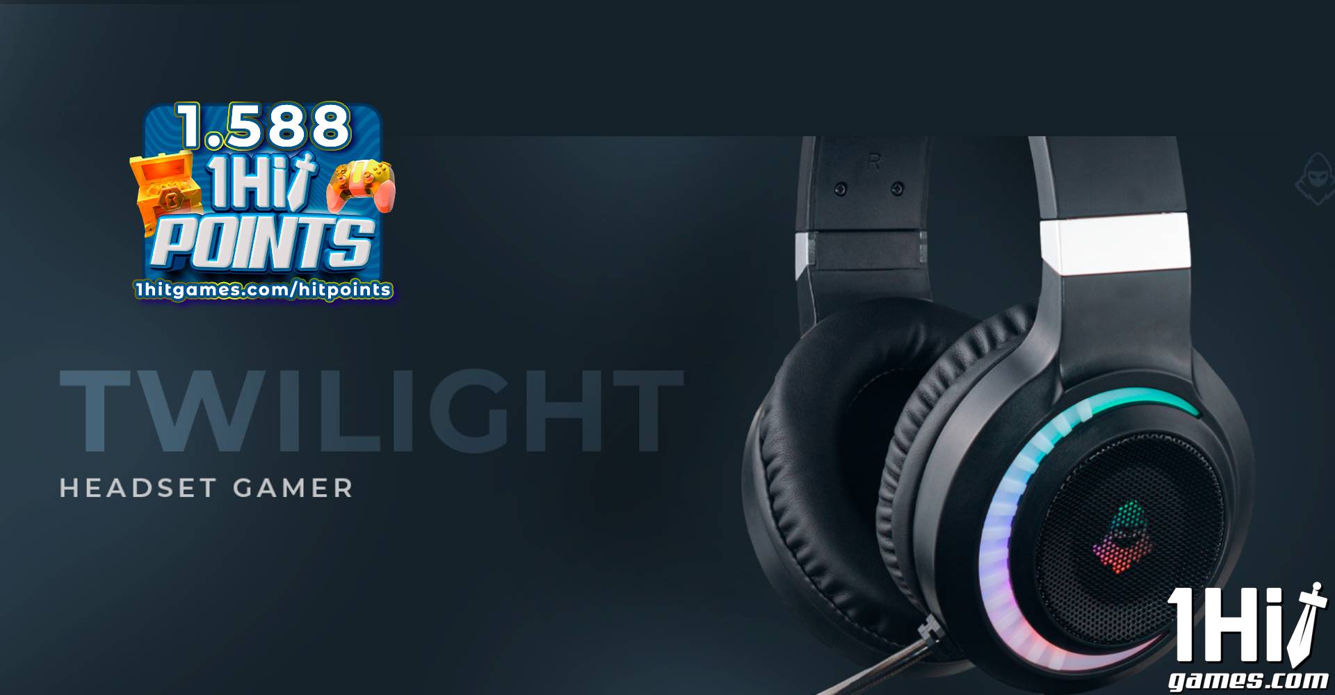 Headset Gamer Mancer Twilight  RGB