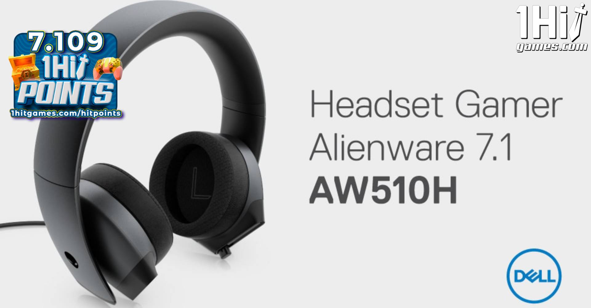 Headset Gaming Alienware 7.1